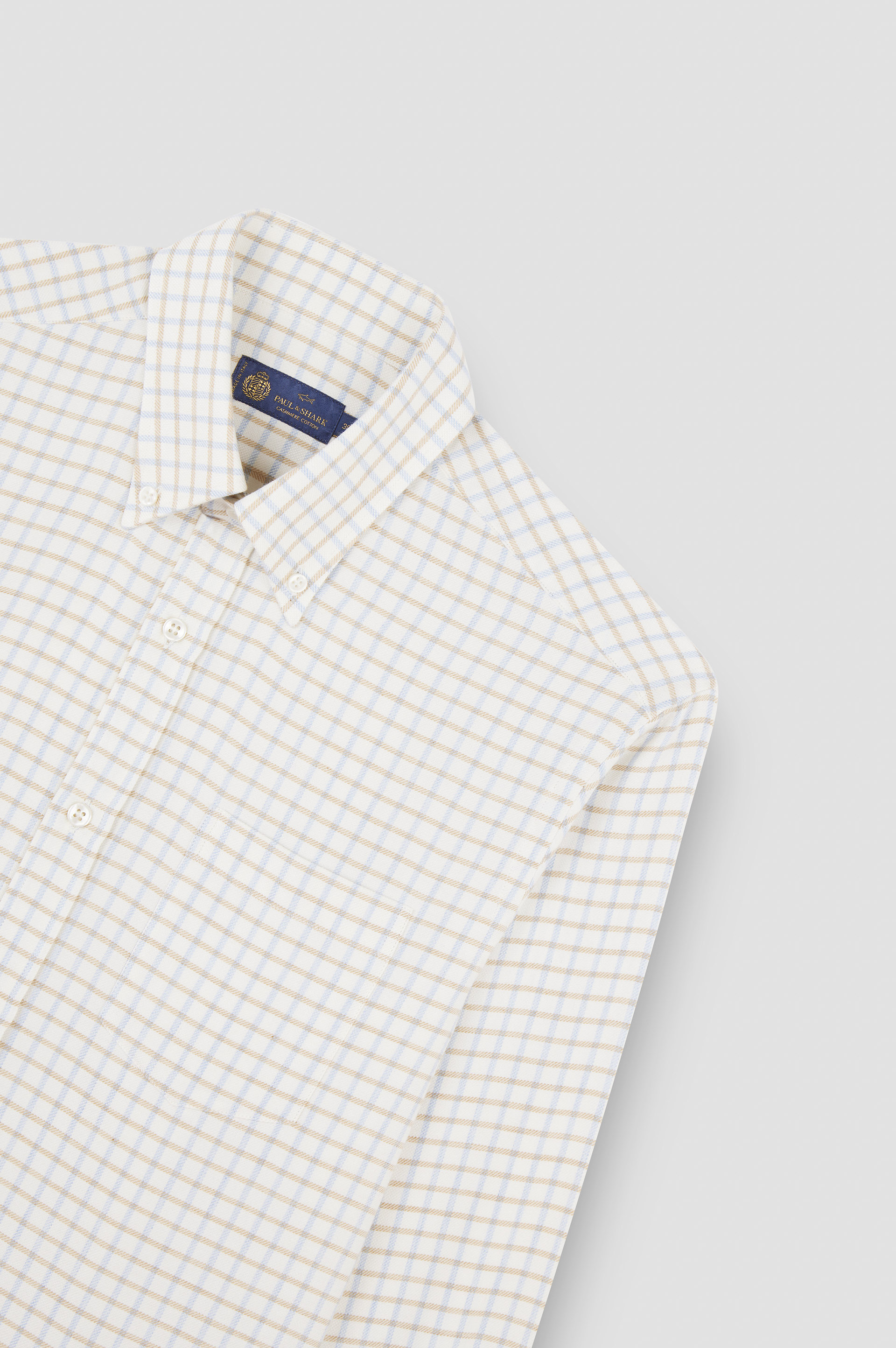 CASHMERE, SILK AND COTTON SHIRT - 5