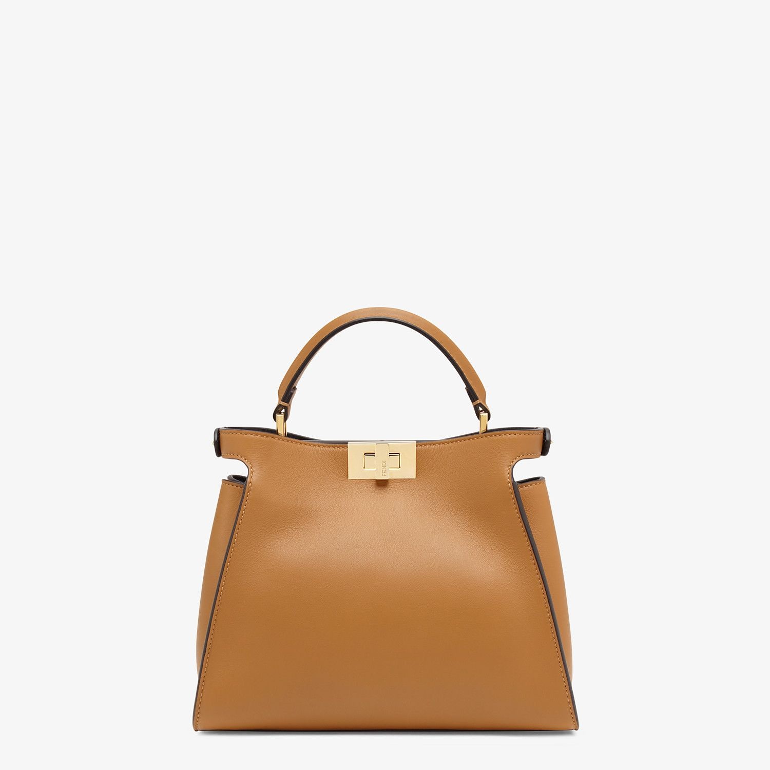 Brown leather bag - 4