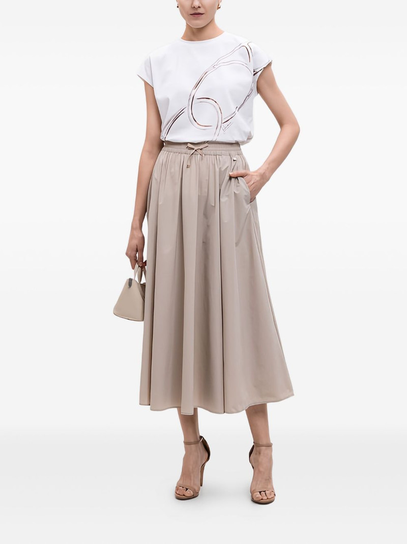 Herno drawstring skirt outlook