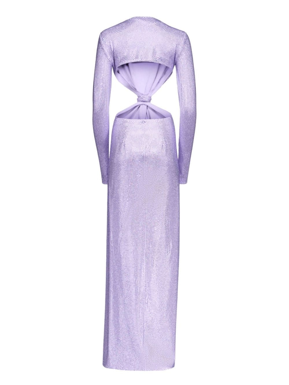 crystal-embellished knot gown - 7