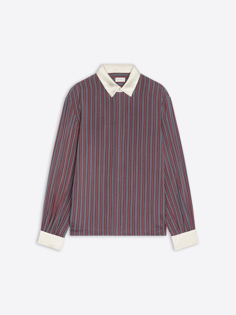 CONTRAST VISCOSE SHIRT 1
