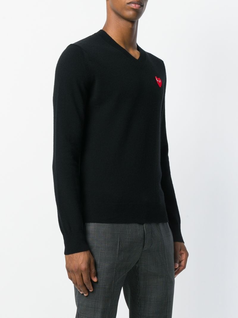 heart logo sweater - 3