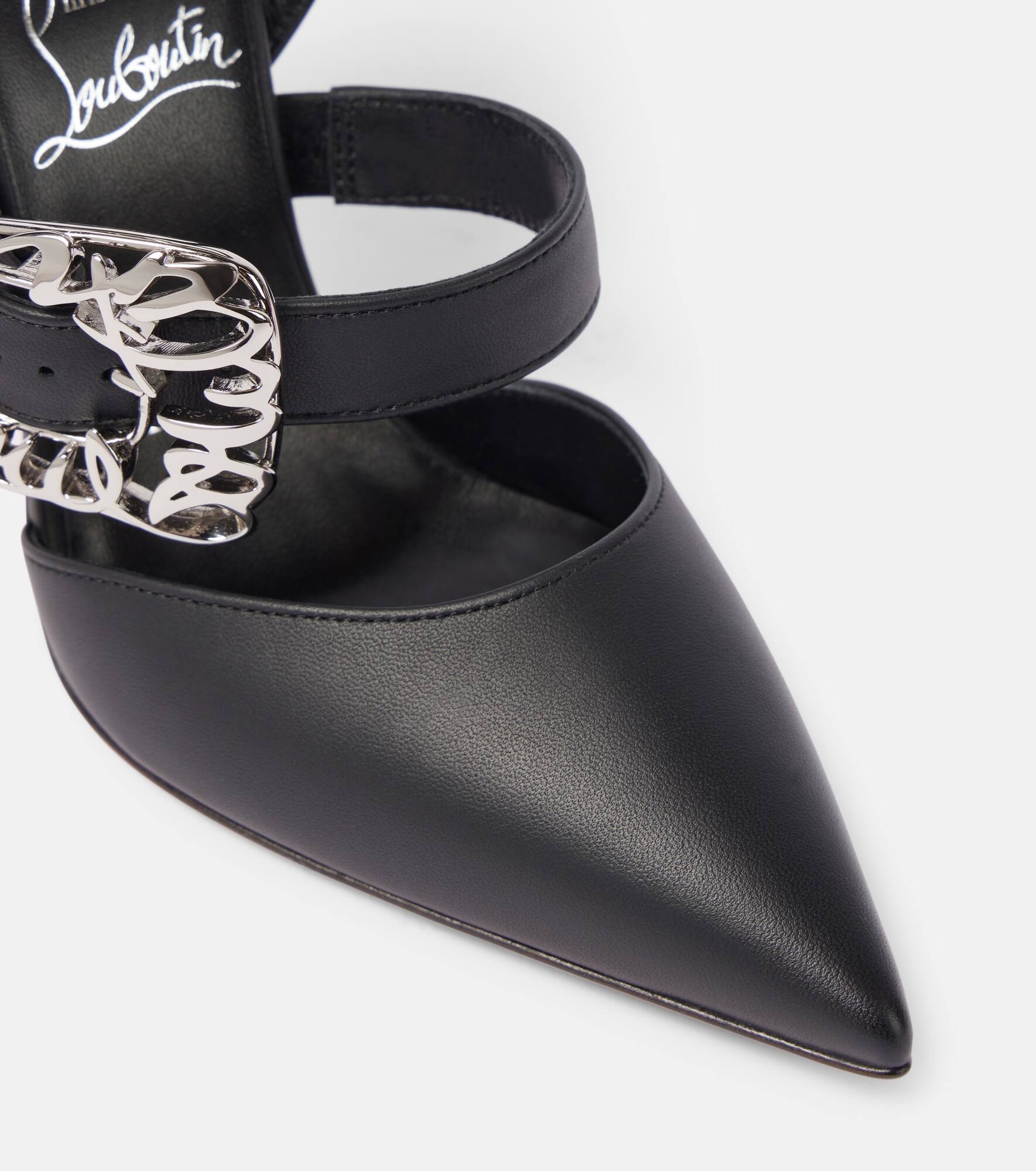 Giddylina 100 leather pumps - 5