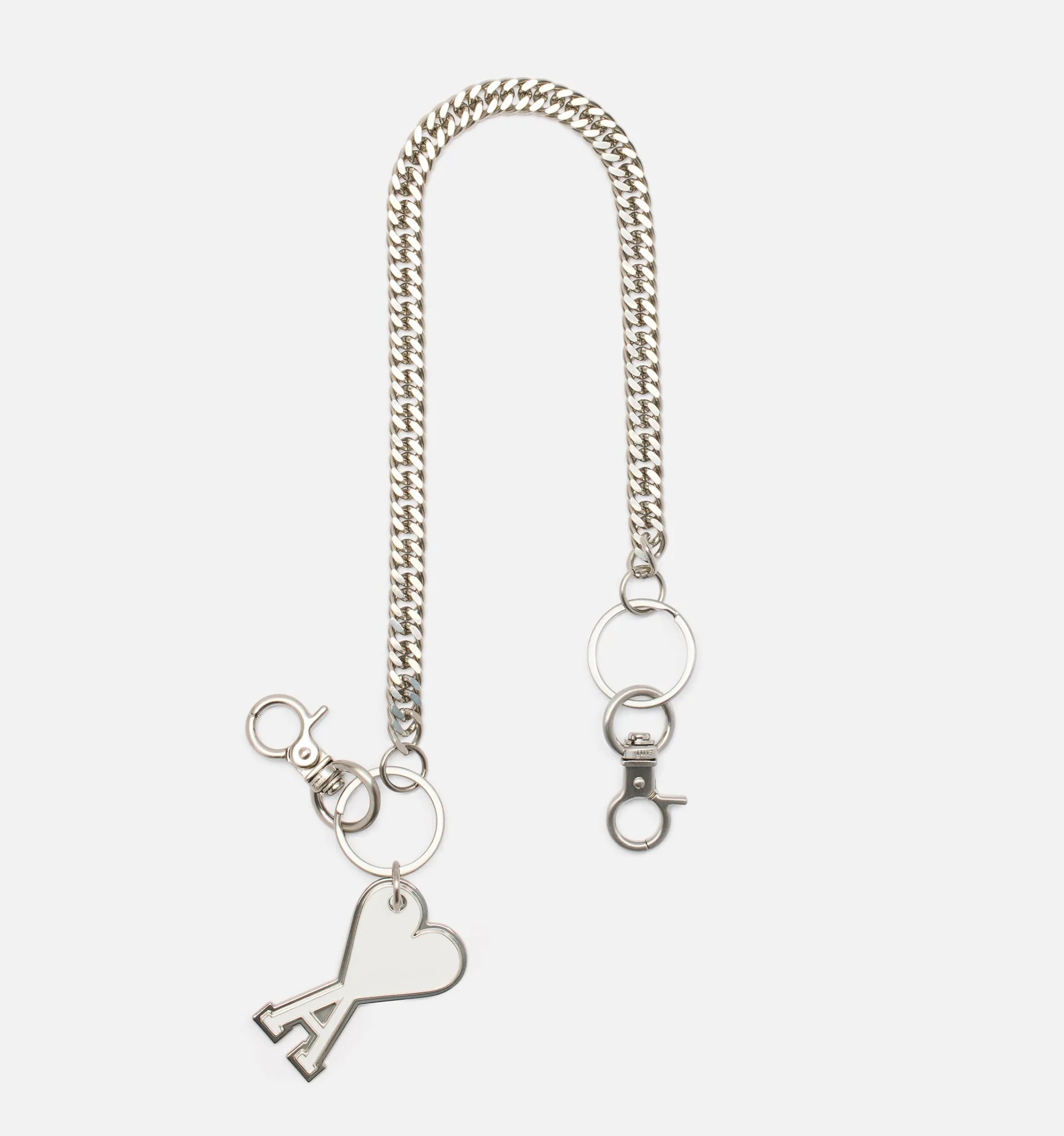 Plain Ami De Coeur Chain Keyring - 2