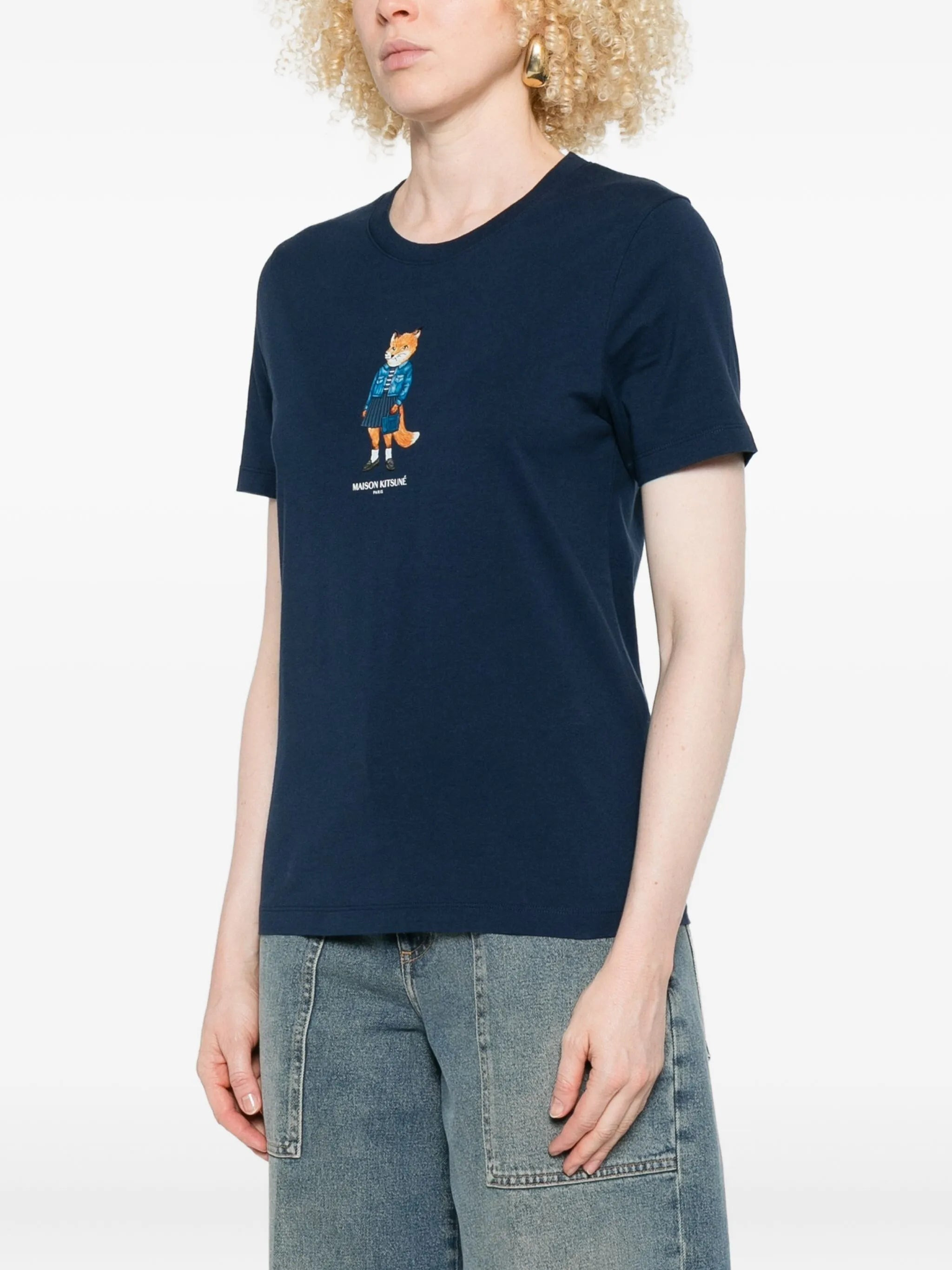 Maison Kitsuné Dressed Fox Print T-shirt - 3