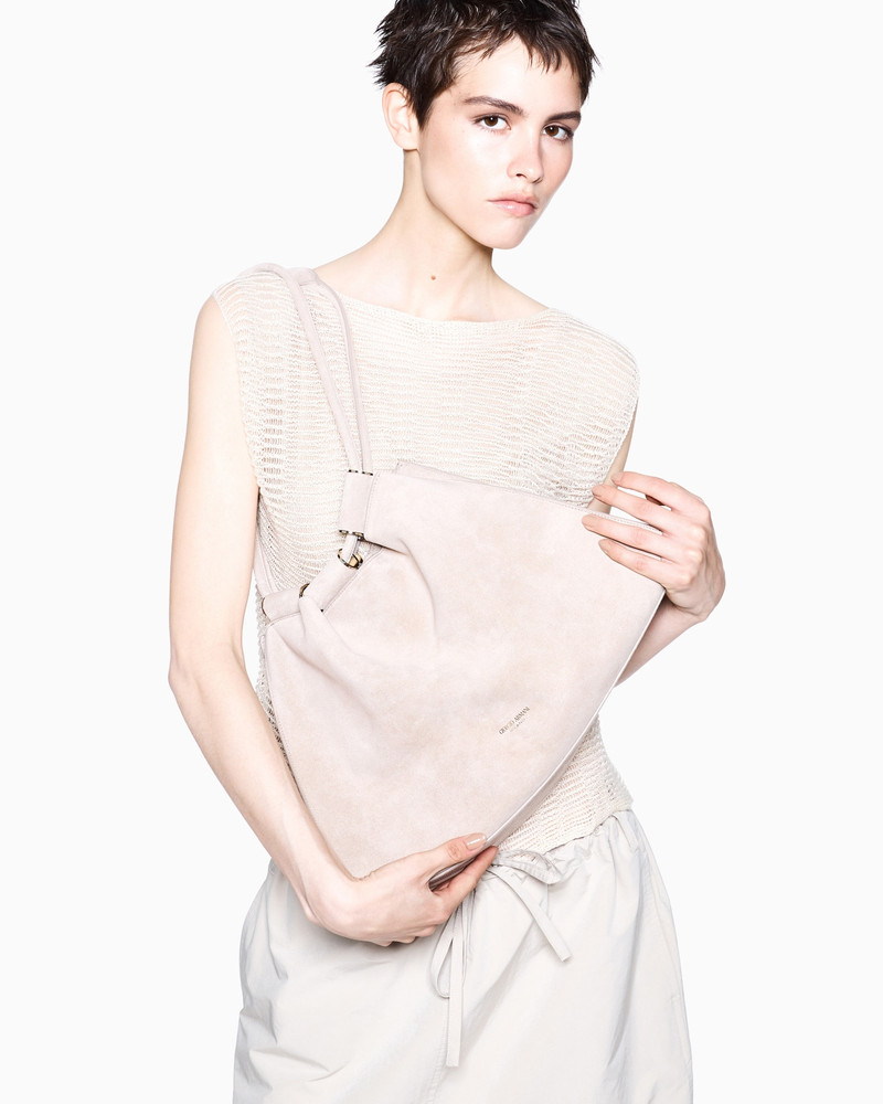 GIORGIO ARMANI RAMIE LINEN KNIT TOP outlook