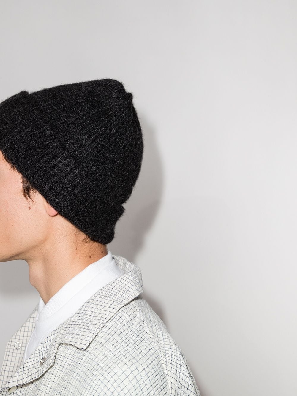 ribbed-knit cashmere beanie - 2