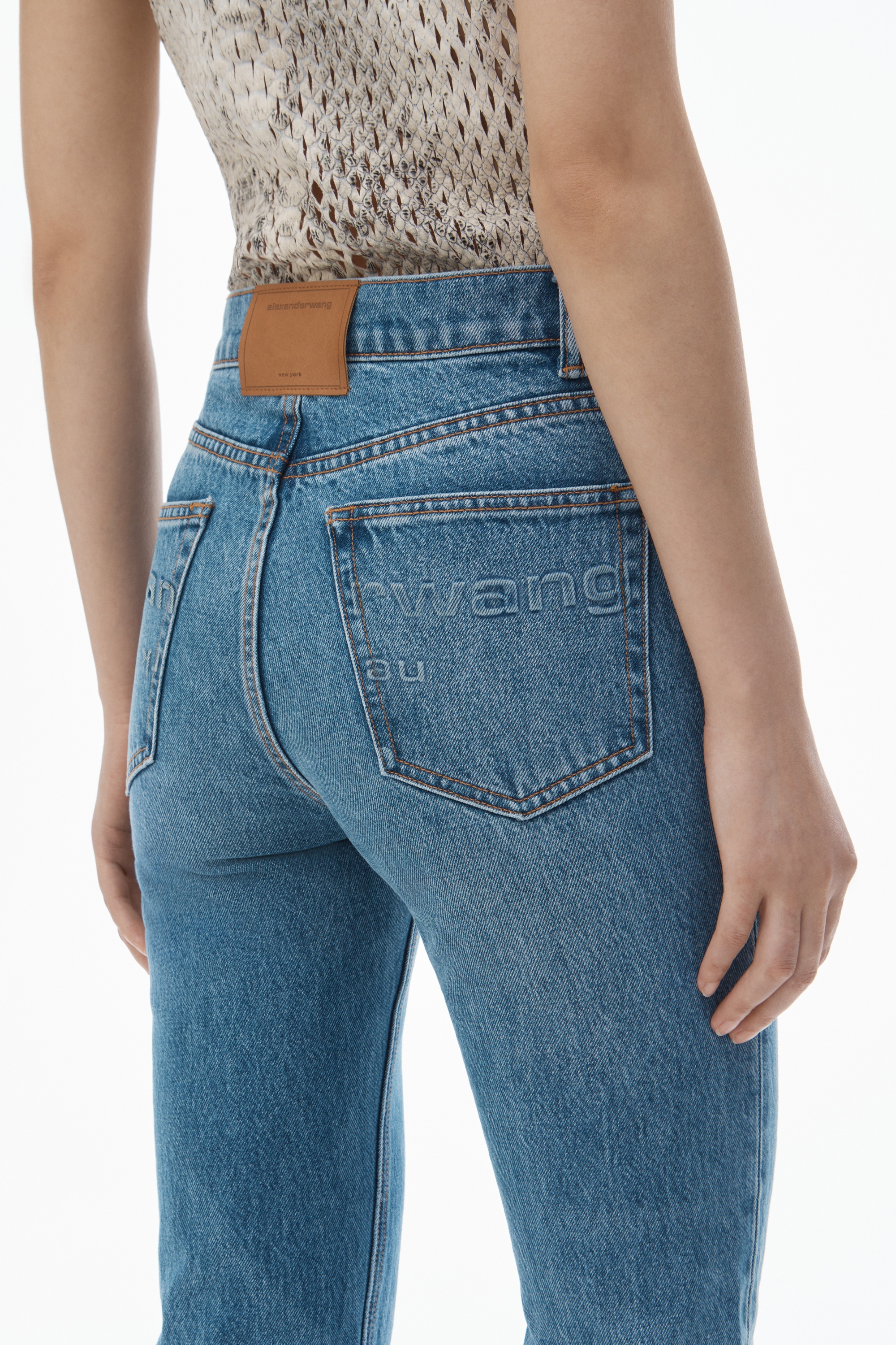 High-Rise Stovepipe Jeans - 5