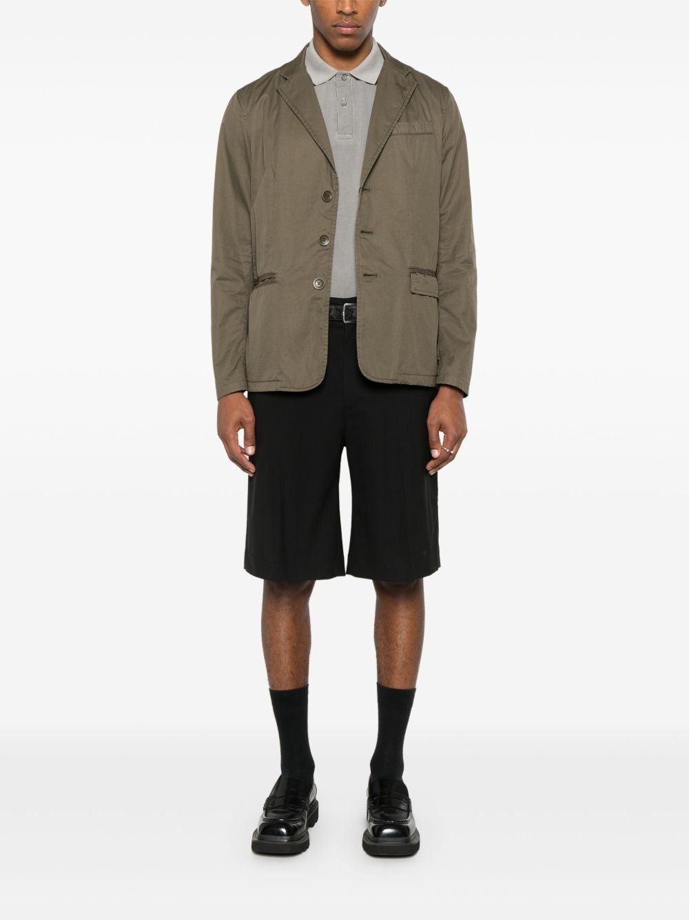 twill blazer - 2