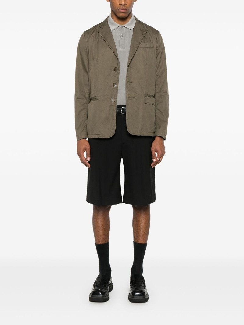 Herno twill blazer outlook