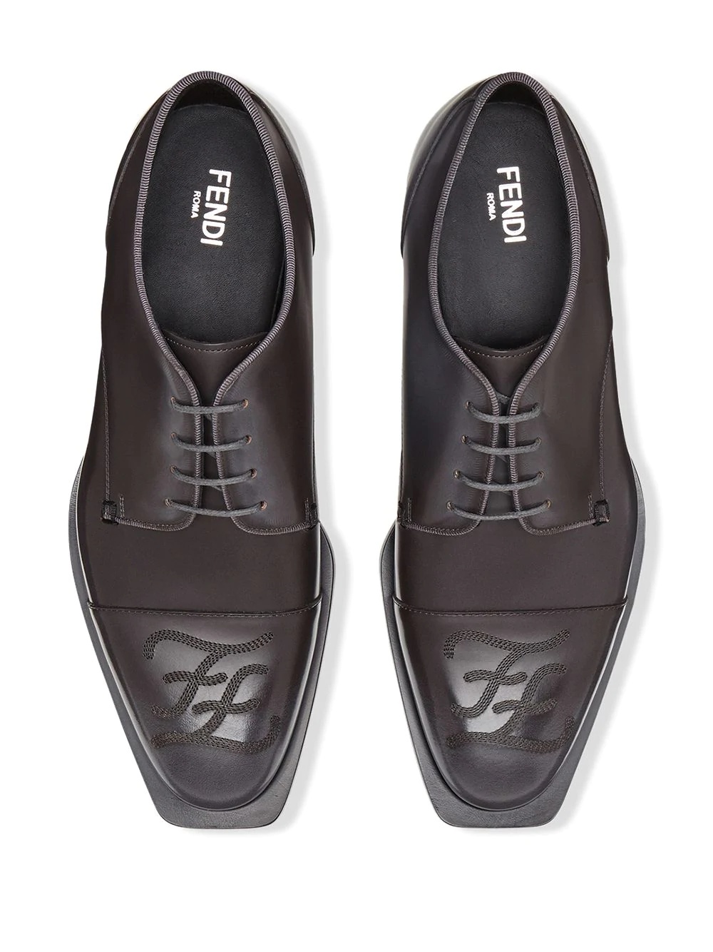 Karligraphy derby shoes - 4