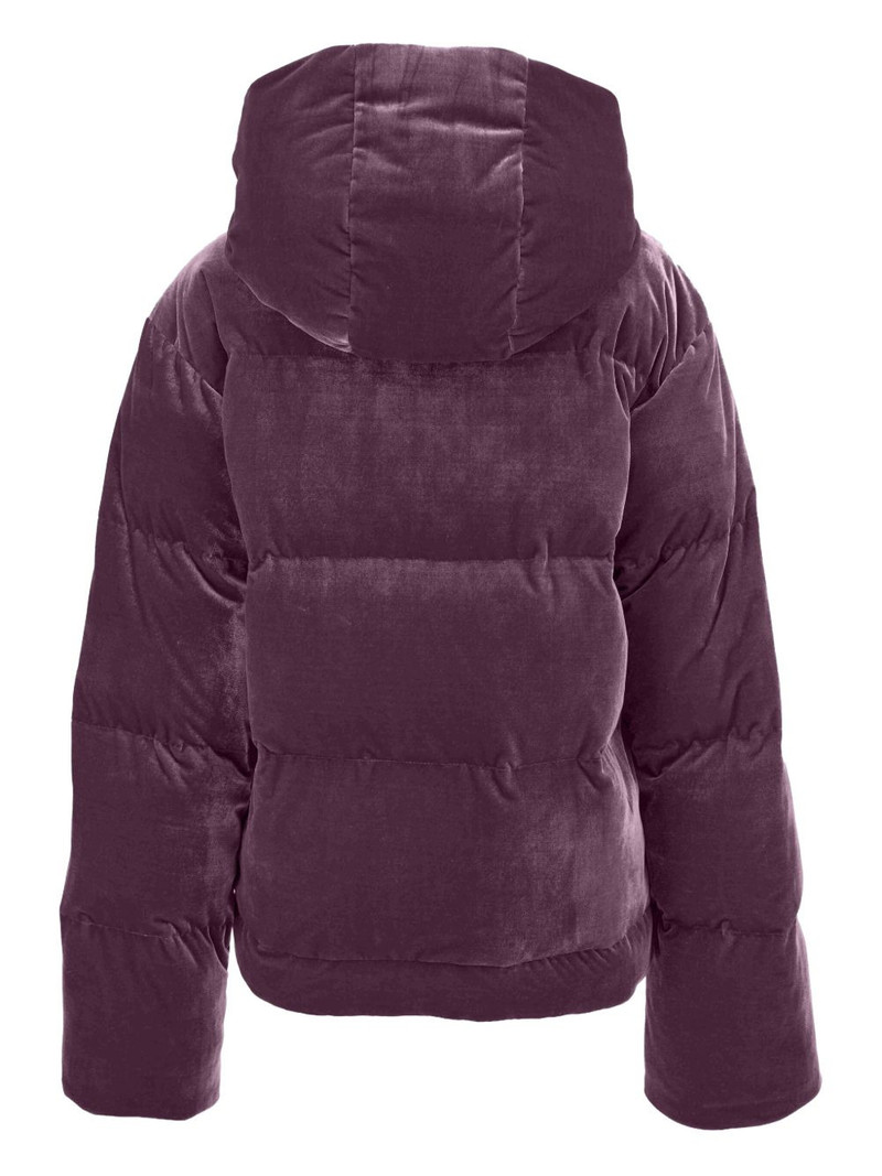 VERSACE JEANS COUTURE velvet puffer jacket outlook