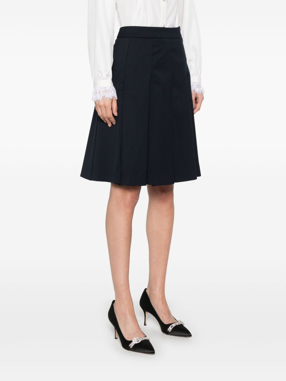 PLEATED MINI SKIRT - 5
