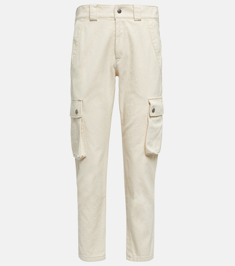 Evalia tapered cotton cargo pants - 1