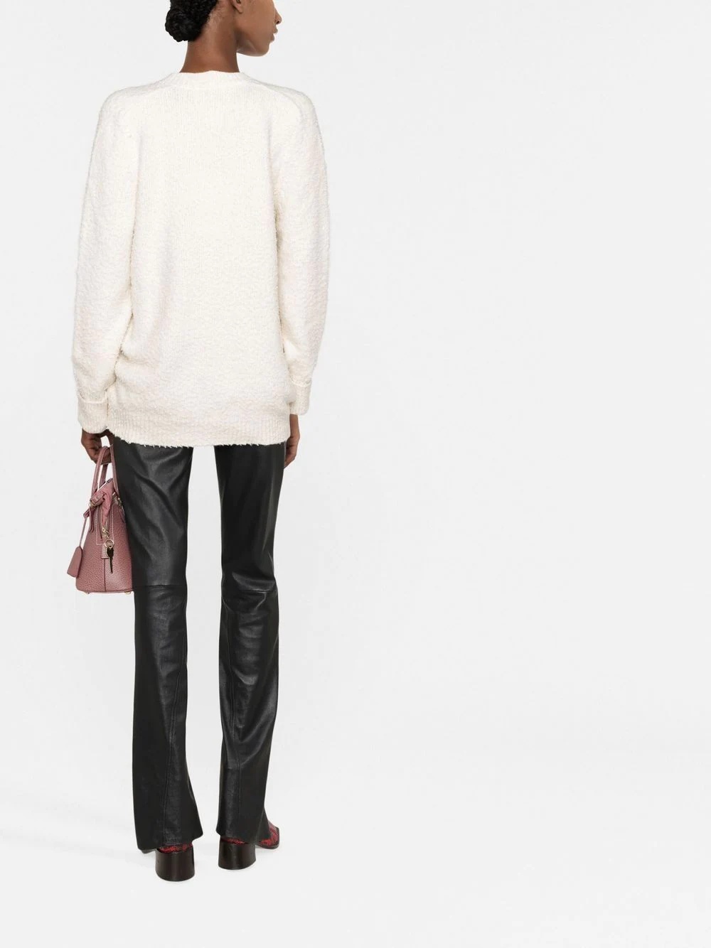 V-neck knitted cardigan - 4