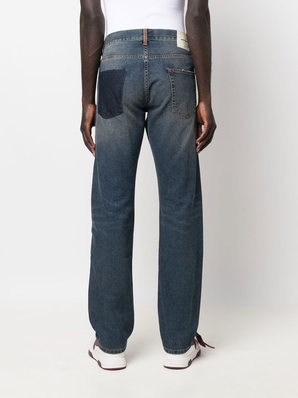 high-rise straight-leg jeans - 4