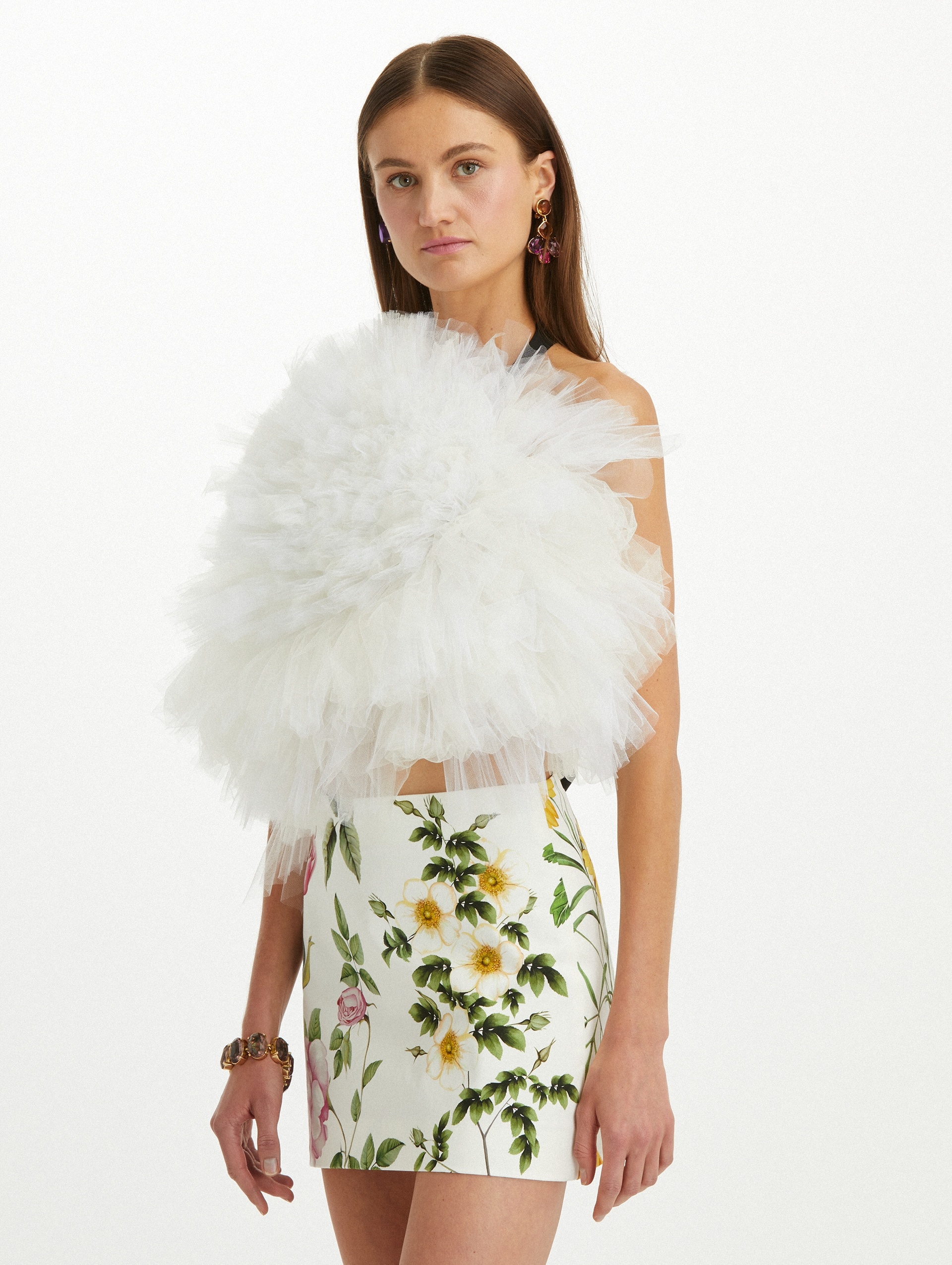 TULLE CROPPED TOP - 3