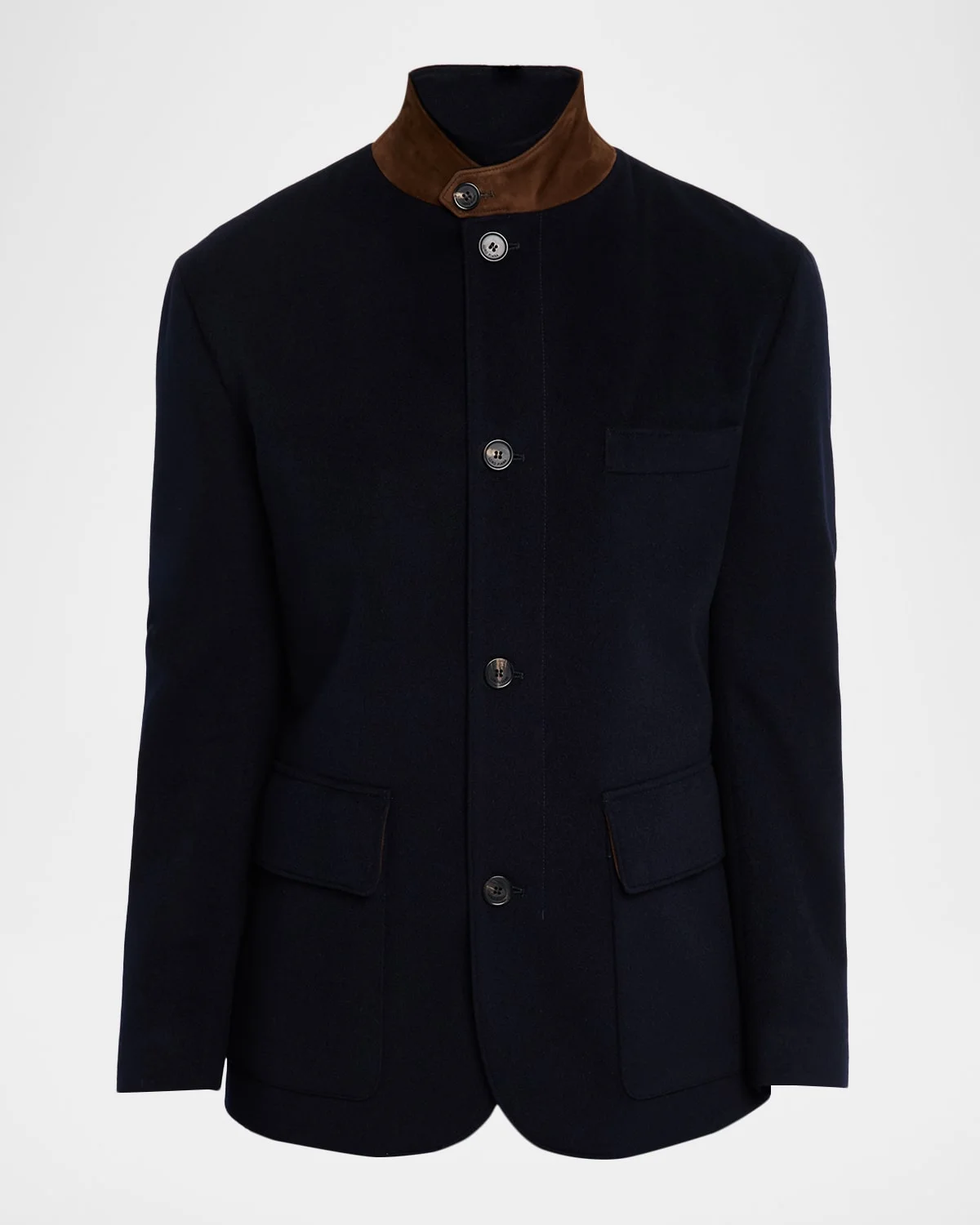 Men's Roadster Cashmere Single-Breasted Jacket - 1