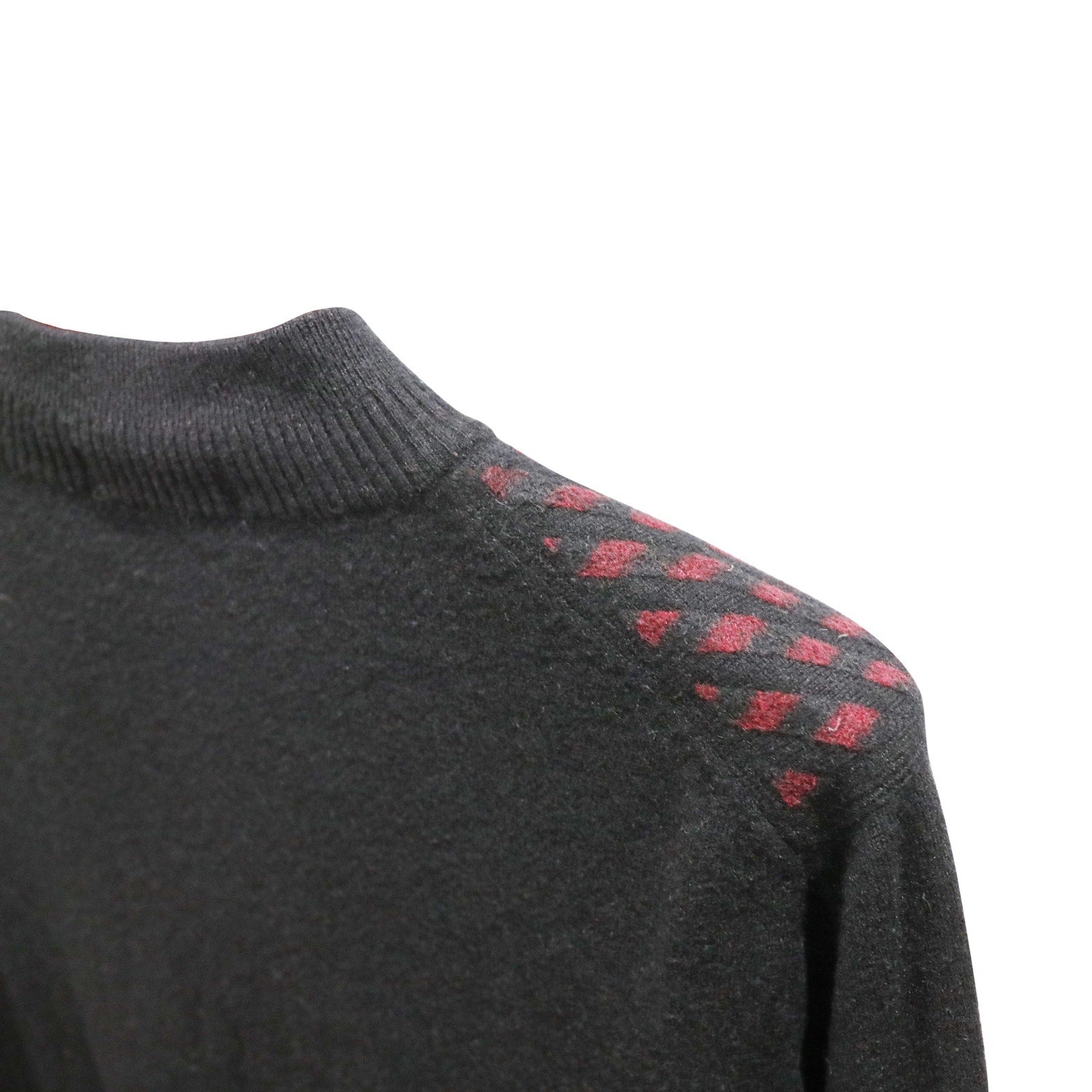 Yachting Quarter-Zip Wool Sweater - Black - 7
