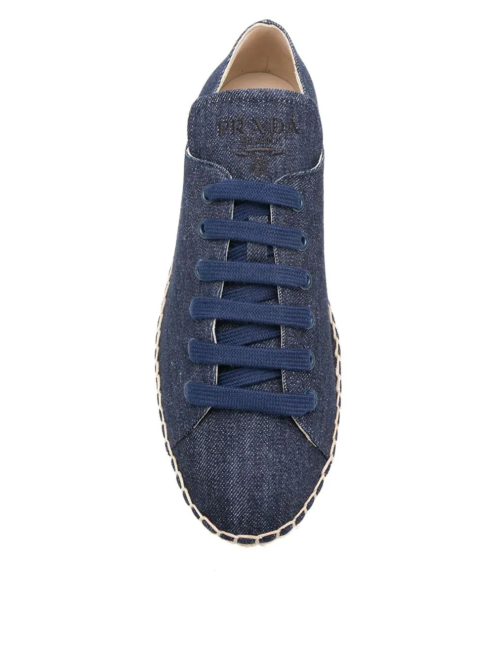 denim espadrille sneakers - 4