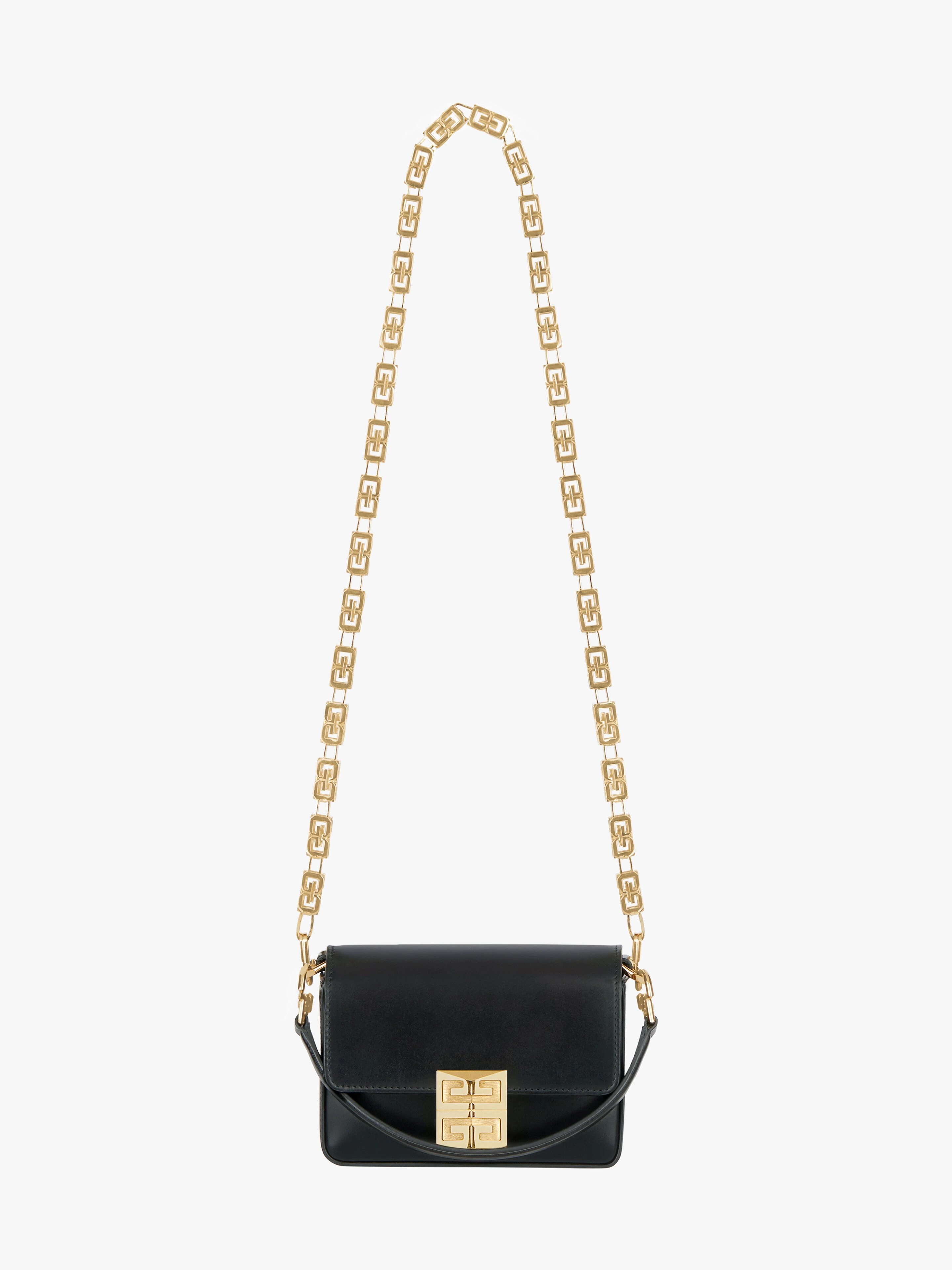 SMALL 4G BAG IN BOX LEATHER WITH CHAIN - 3