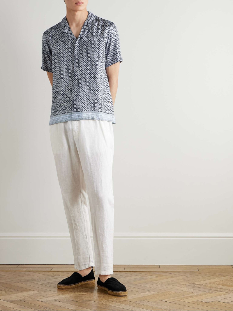 ORLEBAR BROWN Maitan Camp-Collar Printed Silk-Twill Shirt outlook