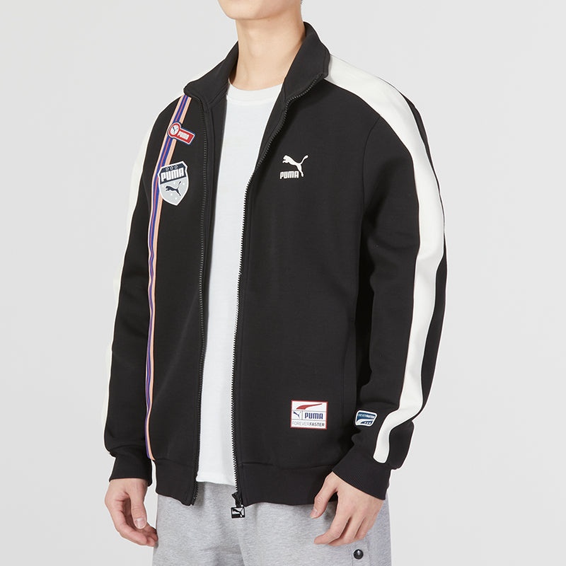 PUMA Team Badge Zipper Jacket 'Black' 677375-01 - 4