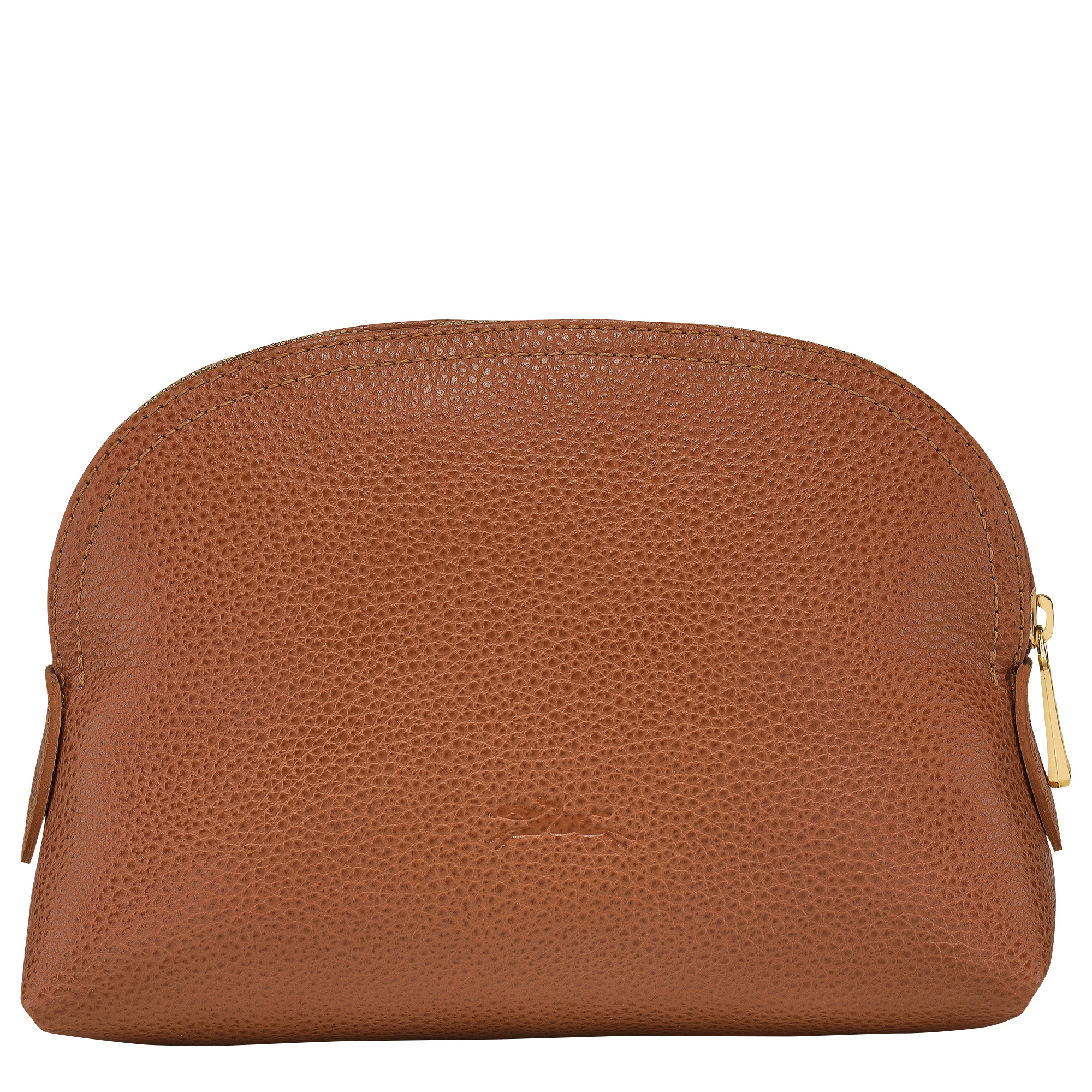 Le Foulonné Pouch Caramel - Leather - 3