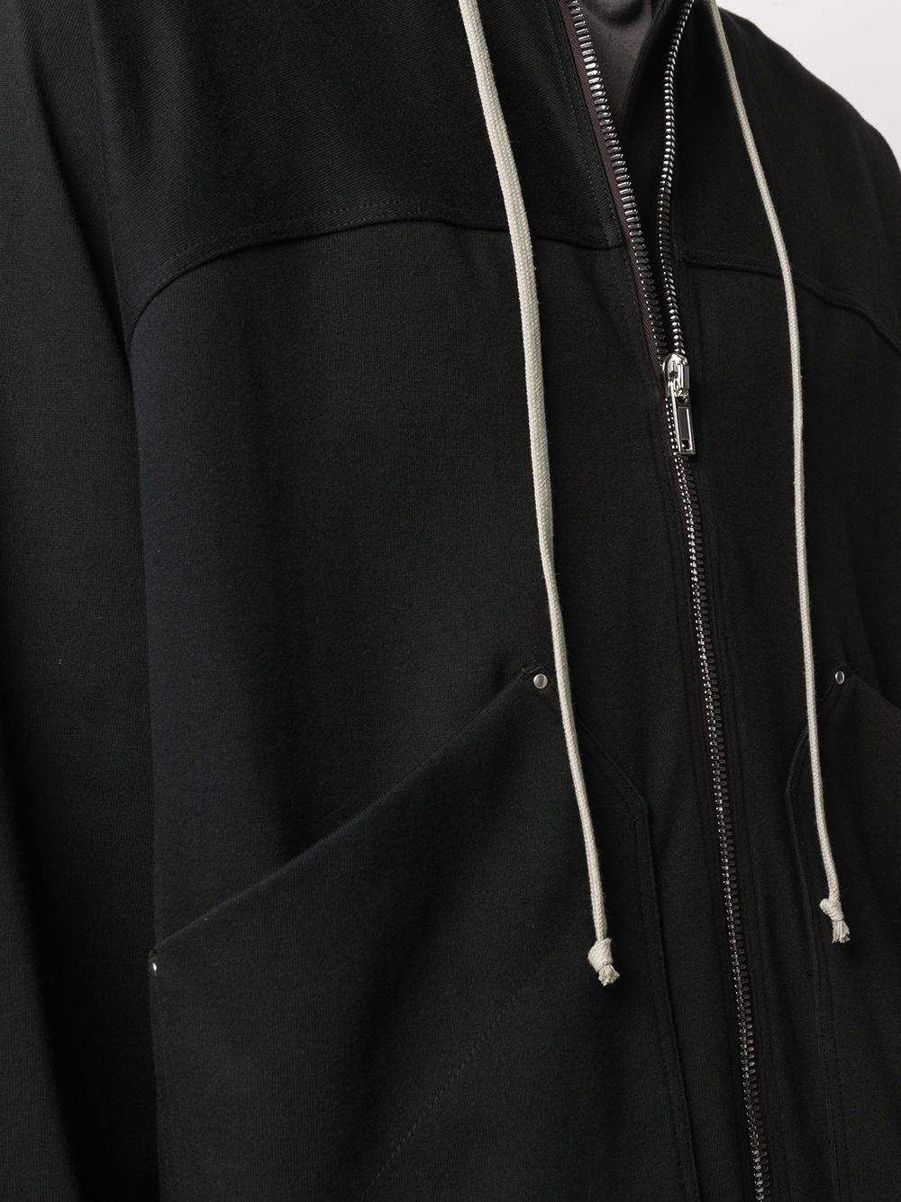 zip front hoodie - 5