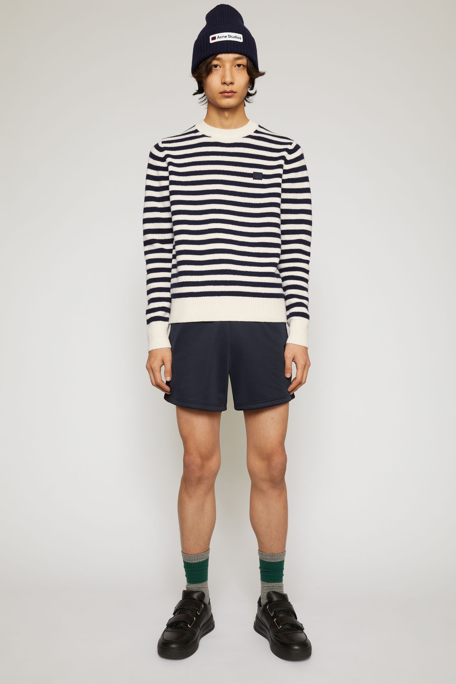 Breton stripe sweater navy/white - 2