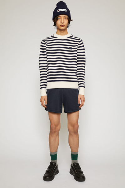 Acne Studios Breton stripe sweater navy/white outlook