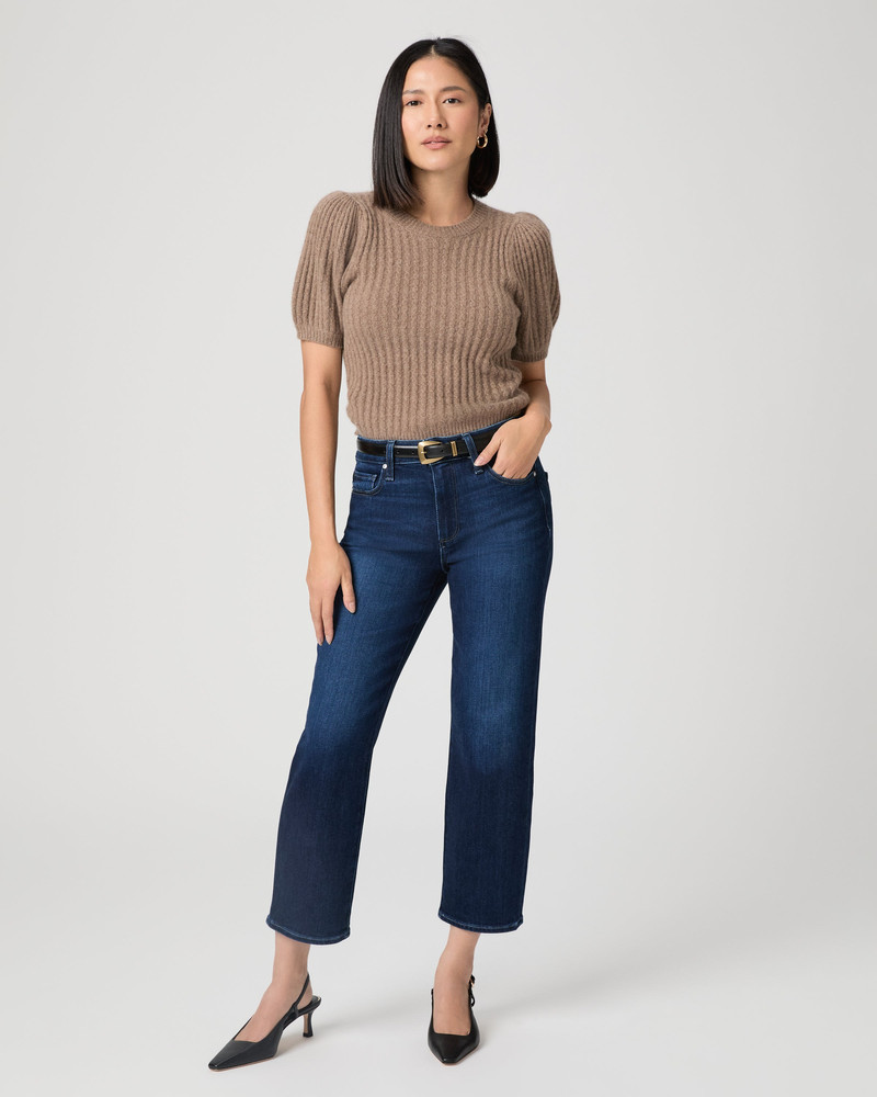 PAIGE Mason Ankle Petite Straight Jean outlook