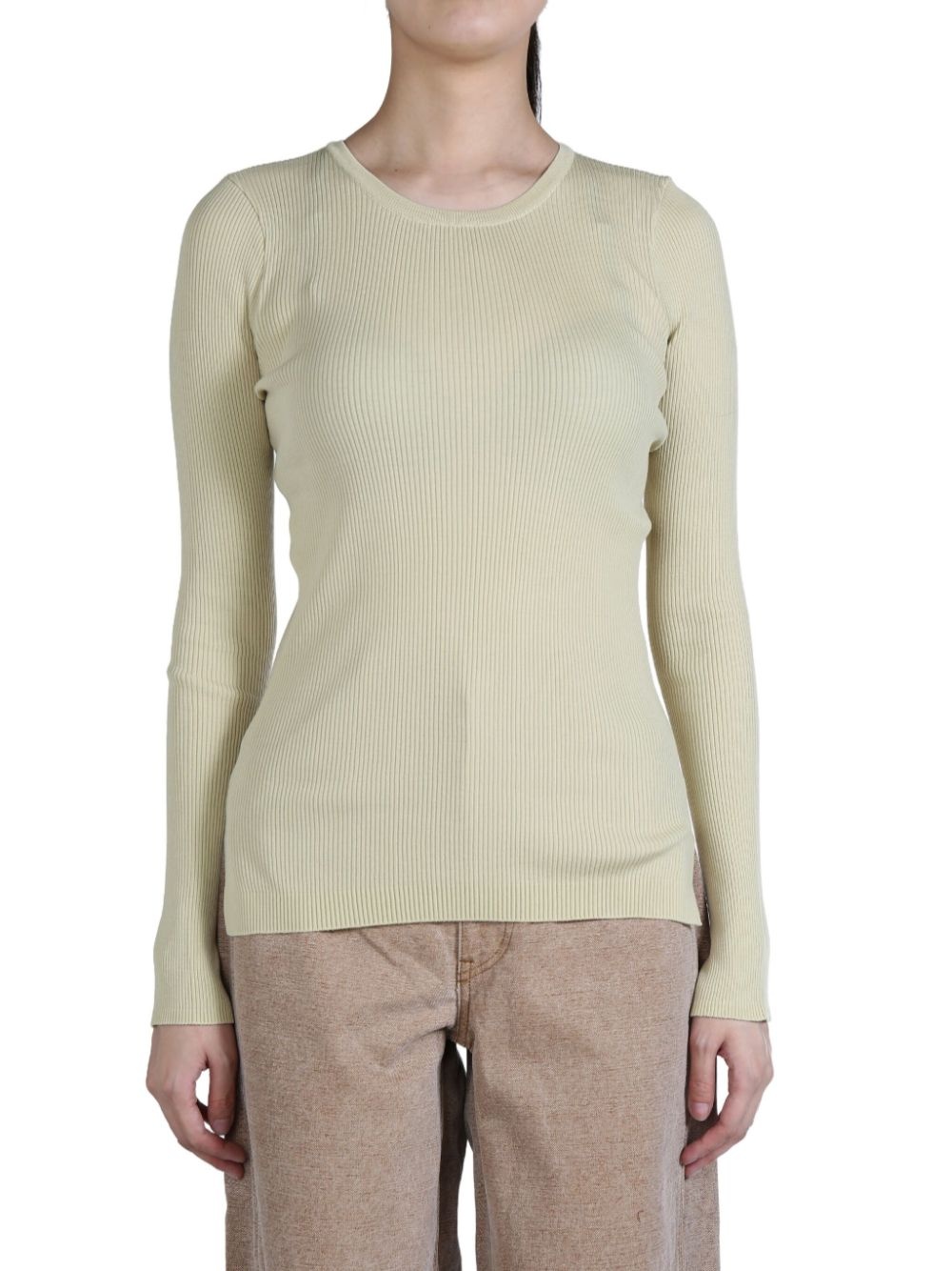 ribbed sweater - 1