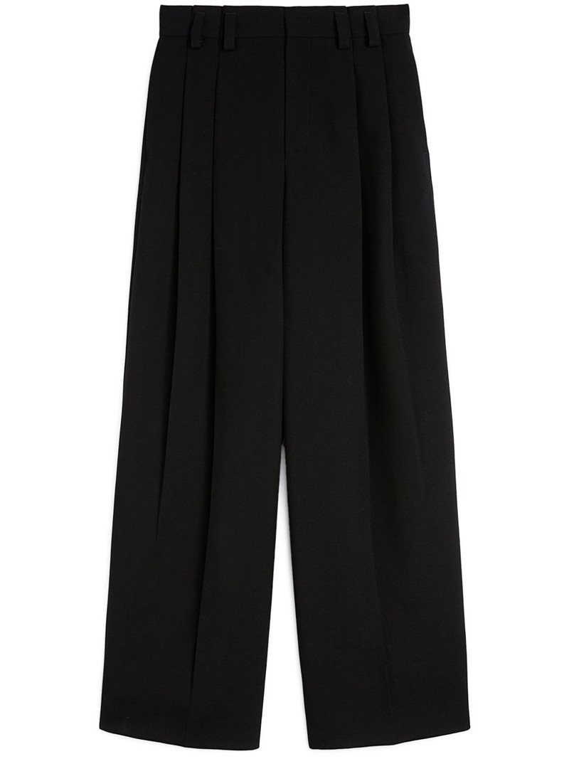 pleat-detail trousers 1