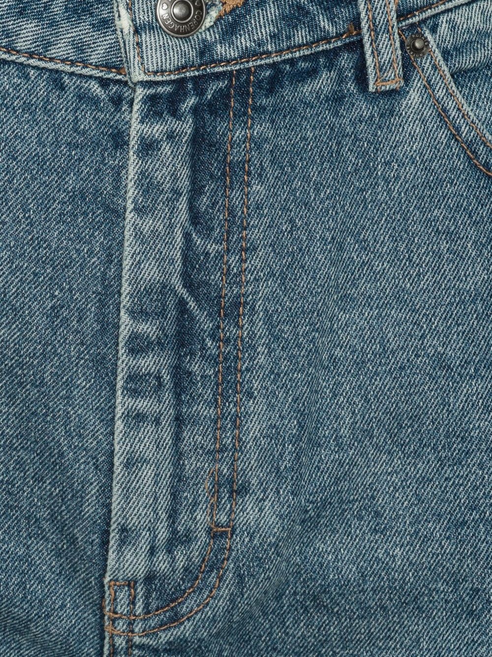 straight-leg cotton jeans - 5