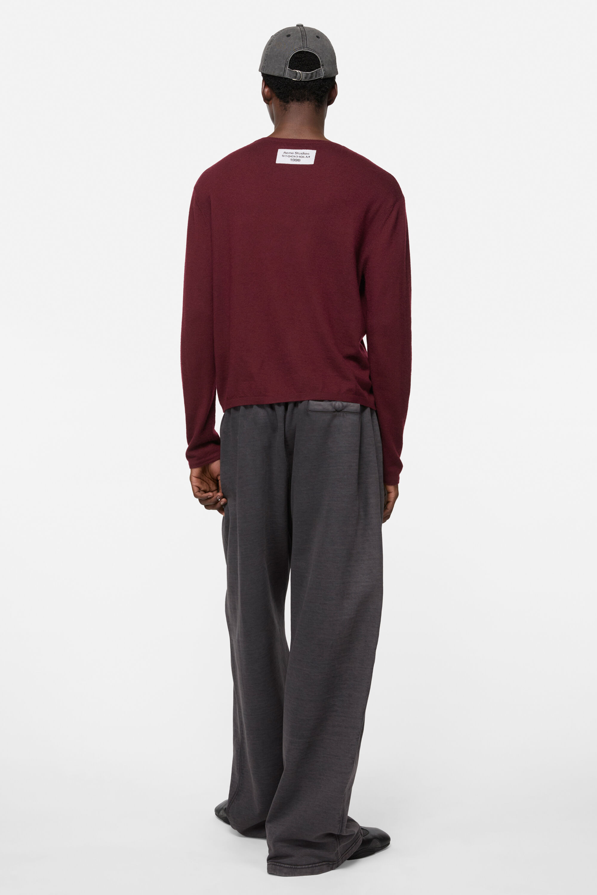 Cashmere knit - Dark burgundy - 3