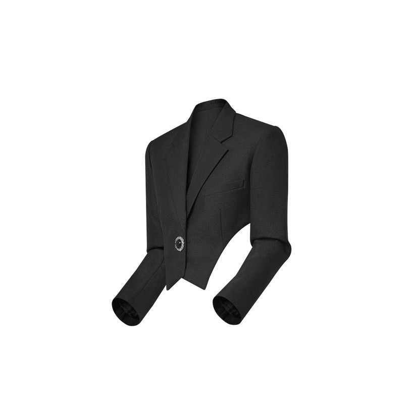 Louis Vuitton Jewel Button Cropped Blazer outlook