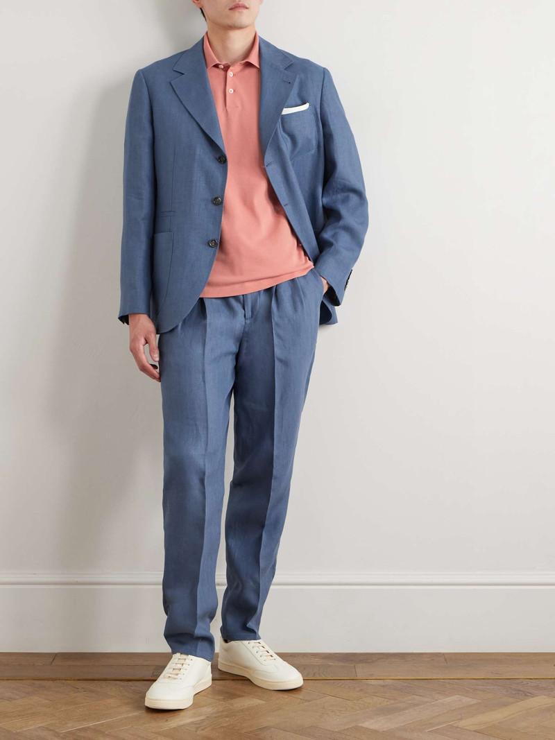 Brunello Cucinelli Slim-Fit Cotton-Piqué Polo Shirt outlook