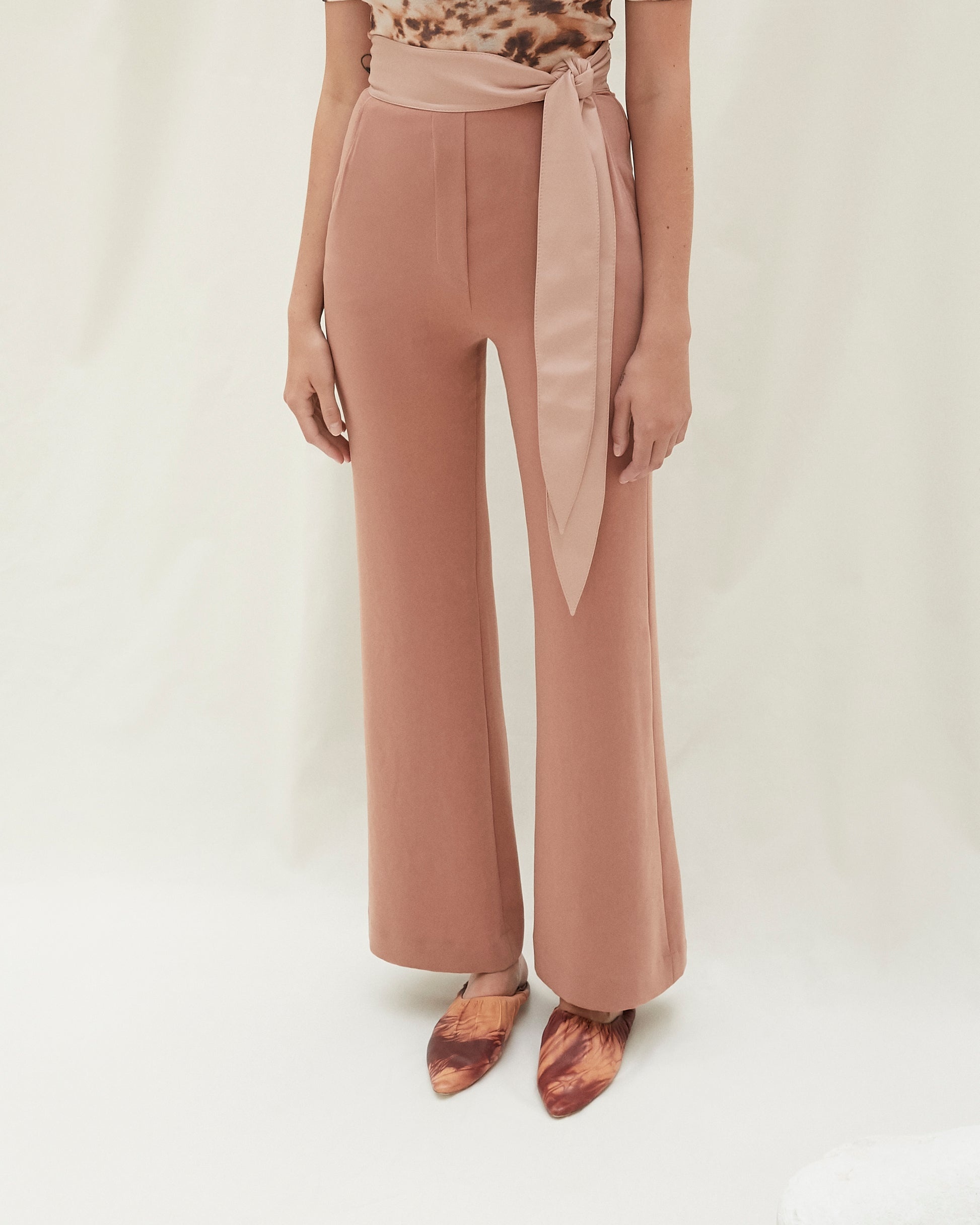 Fabric Block Pants - 3