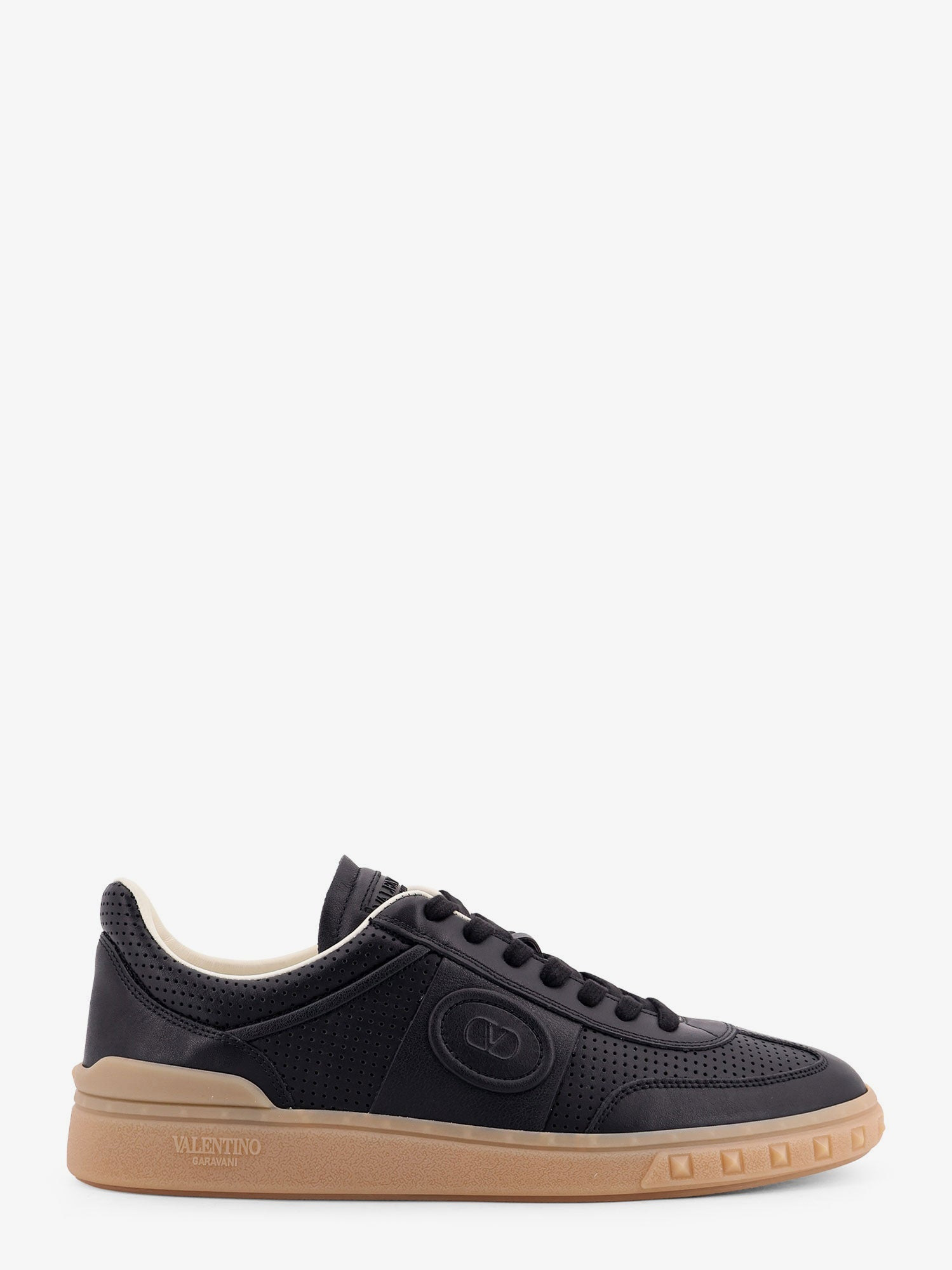 VALENTINO GARAVANI UPVILLAGE LOW-TOP LEATHER SNEAKERS - 1