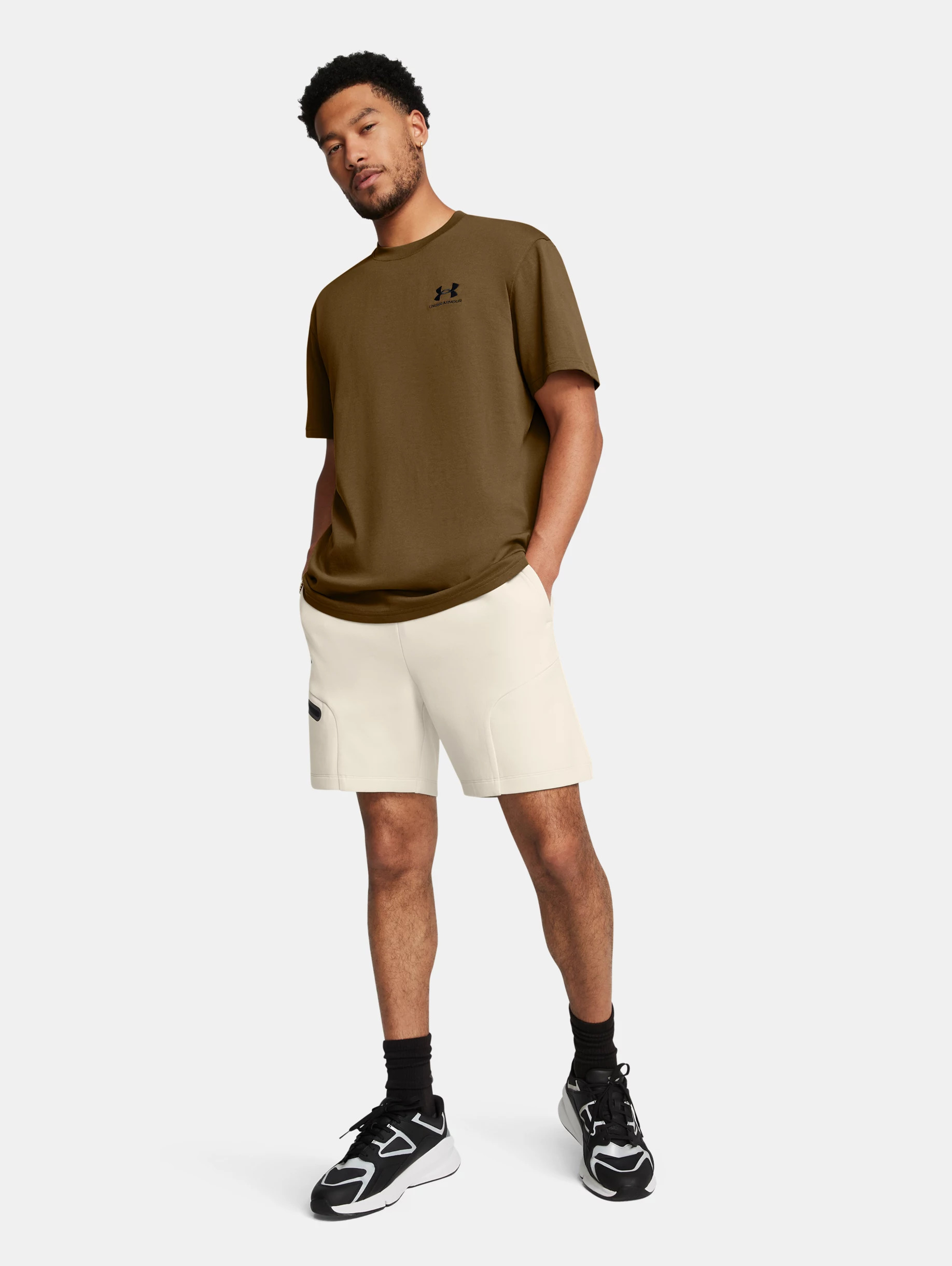 Men's UA Unstoppable Fleece Shorts - 5