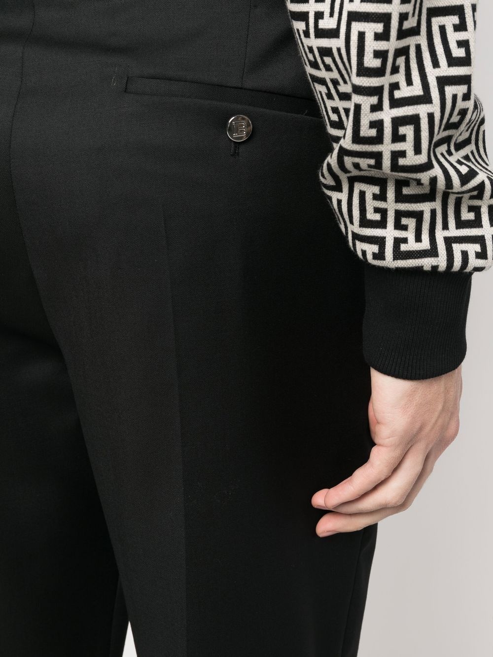 mid-rise cropped trousers - 10