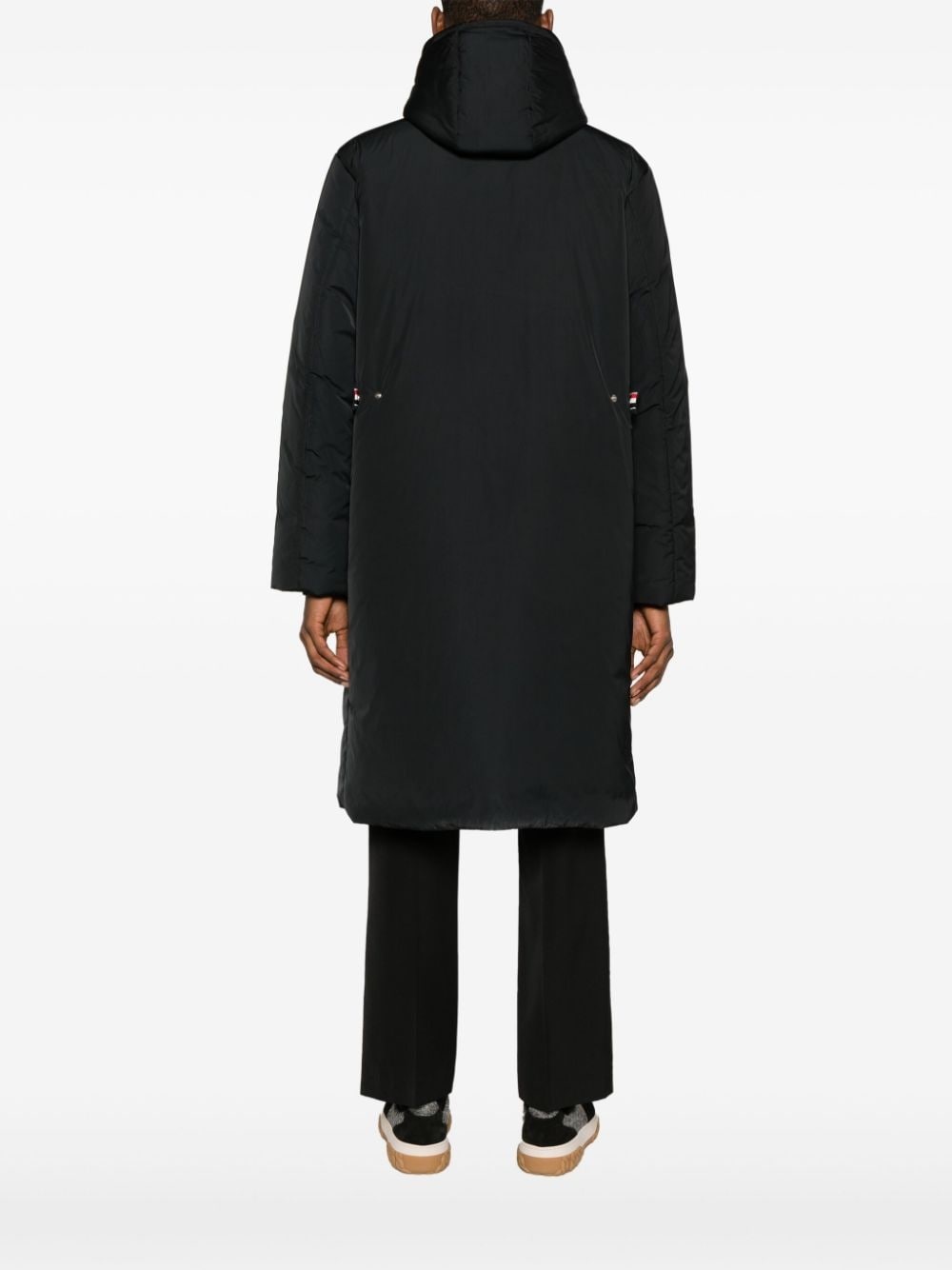 hodded padded maxi coat - 4