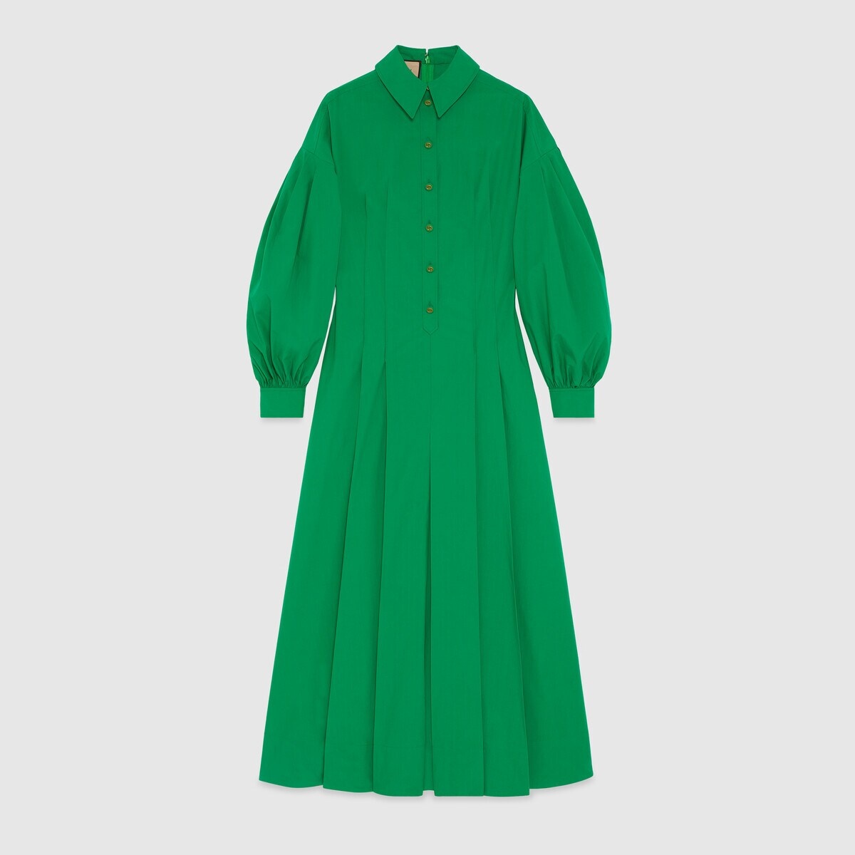 Cotton poplin dress - 1