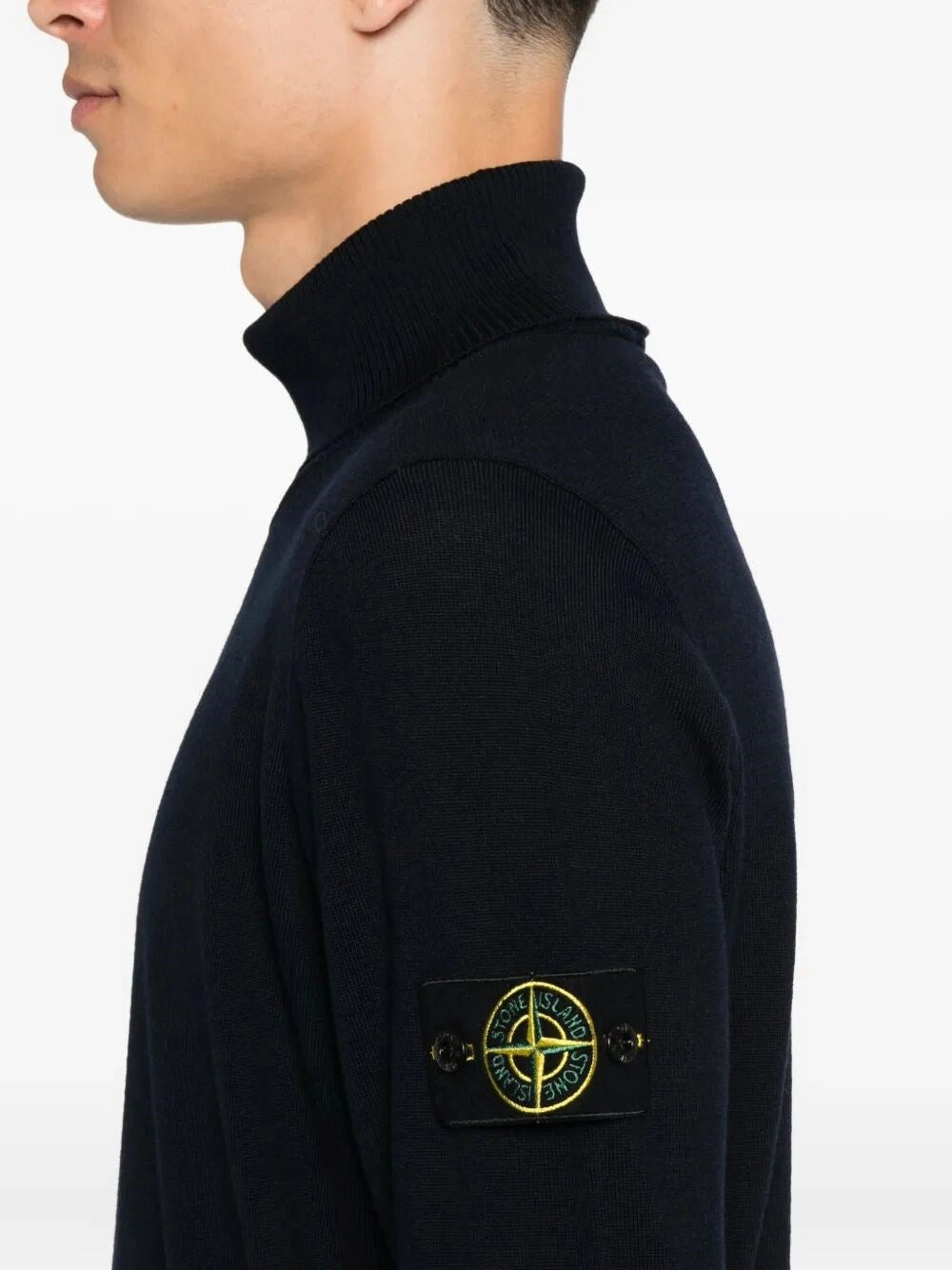 Stone Island Men T-Neck Sweater - 5