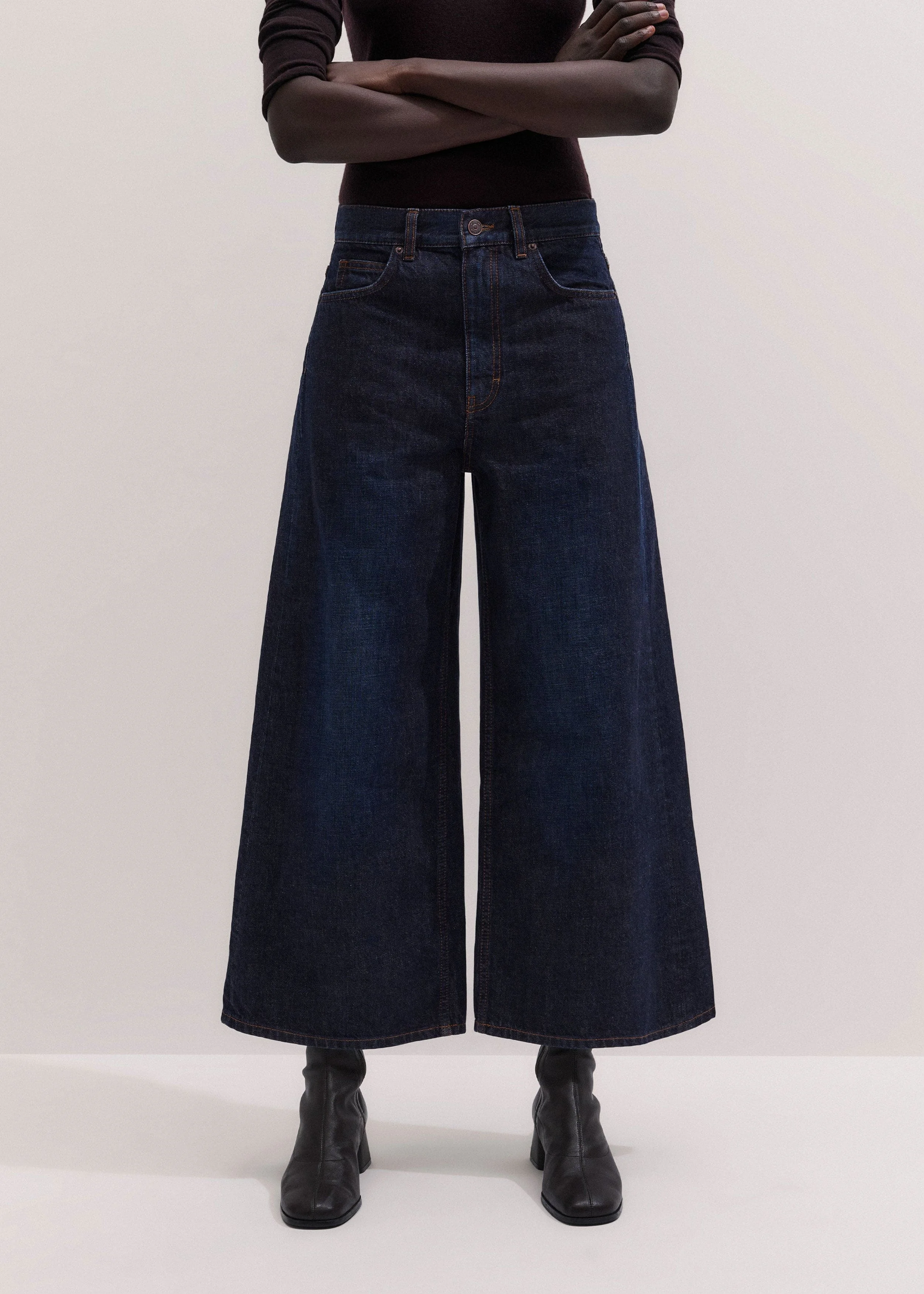 Super Wide Crop Jean - 1