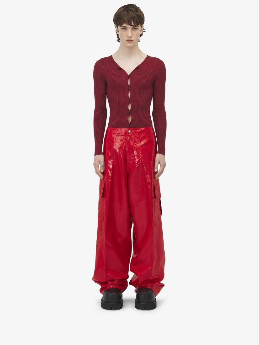 Low Rise Cargo Trousers - 1