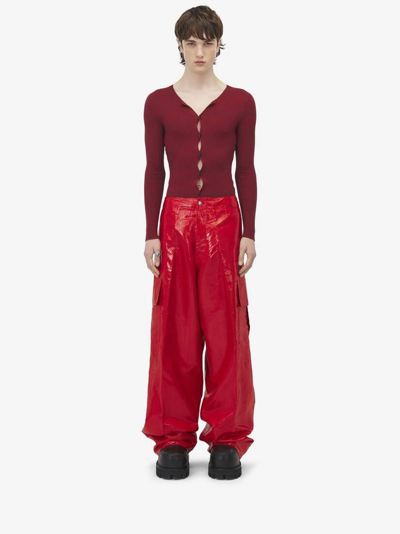 Low Rise Cargo Trousers 1