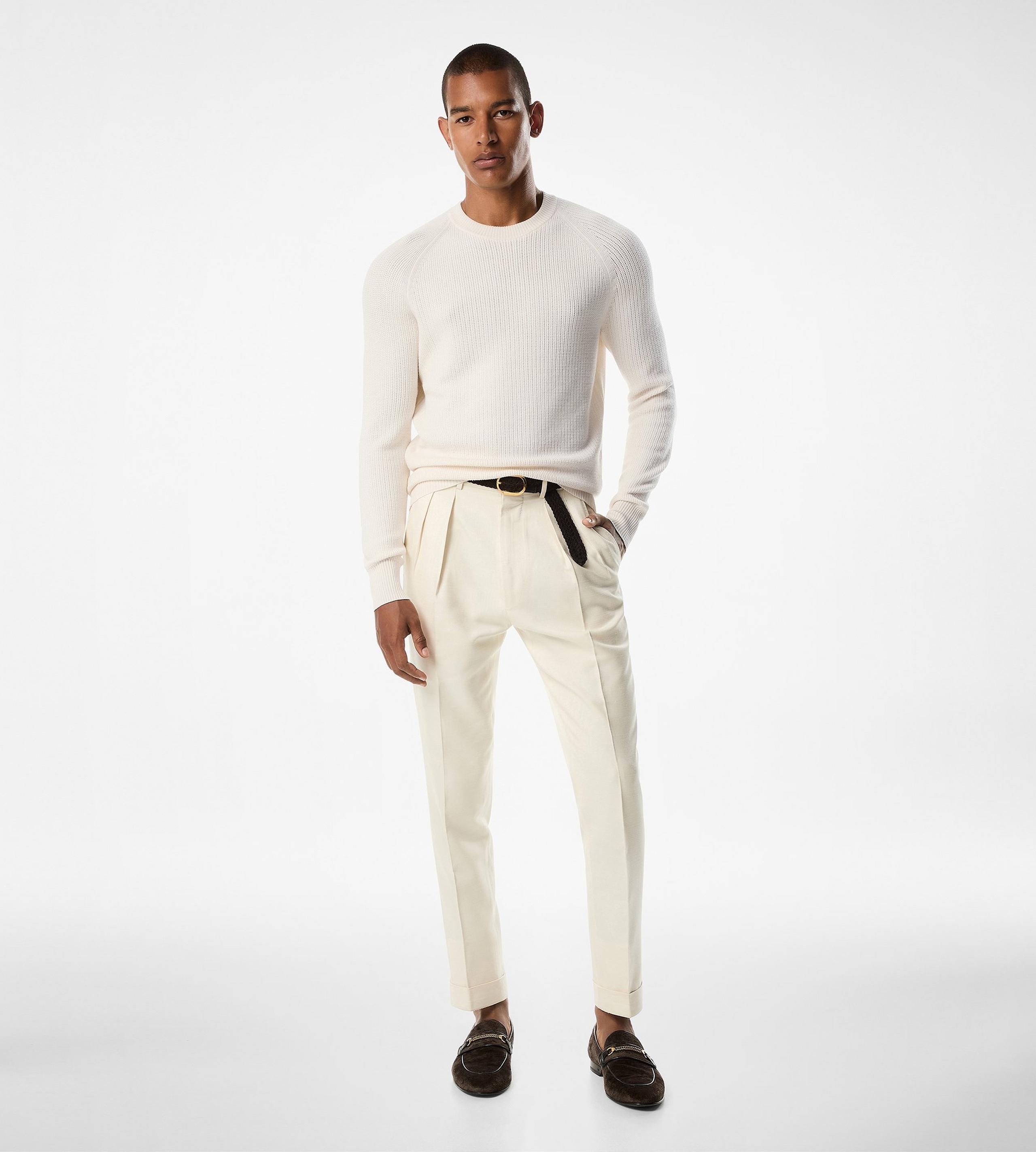 TEXTURED STITCH CREWNECK - 2