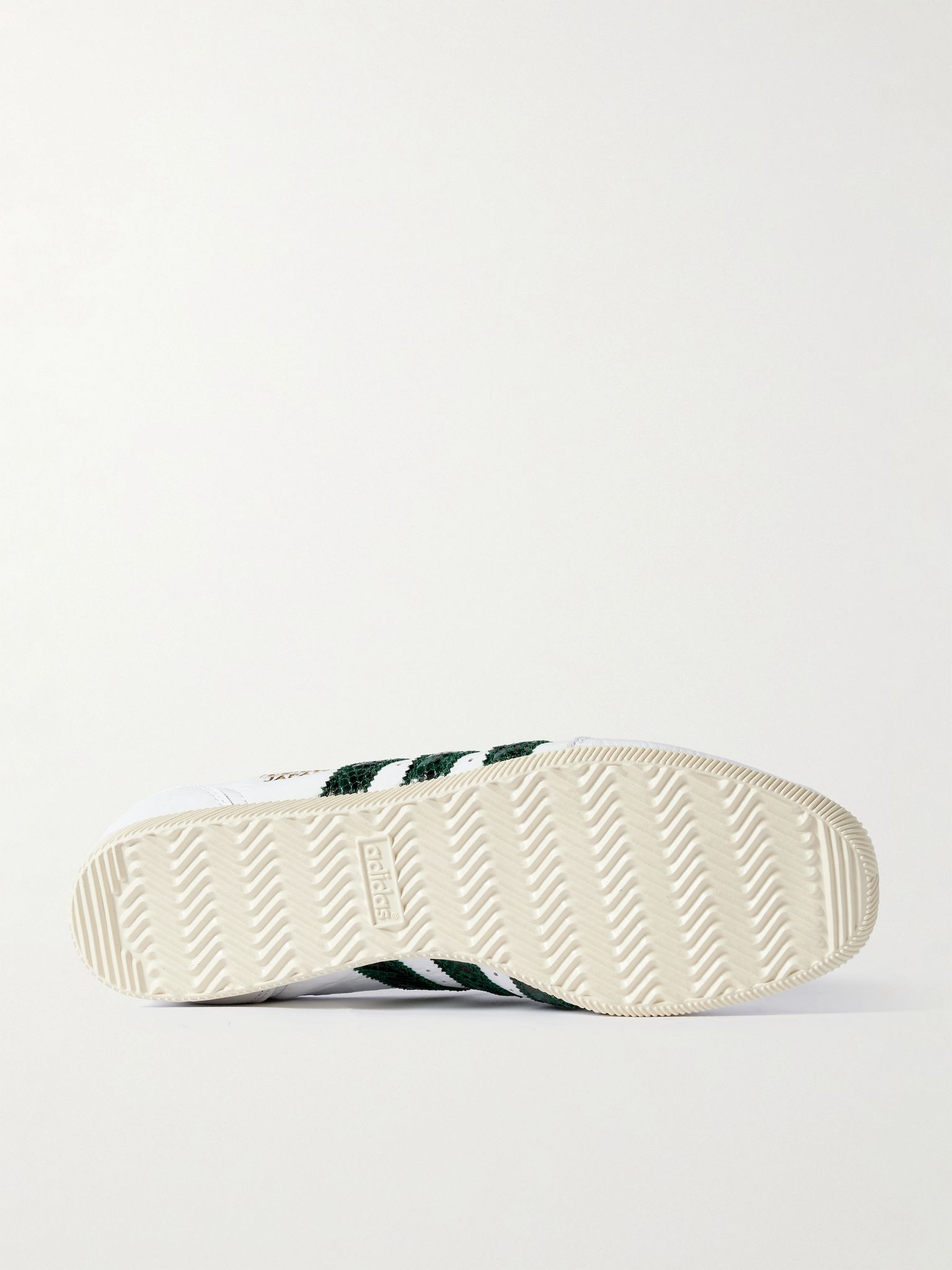 Japan Snake-Effect and Leather Sneakers White - 3